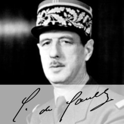 Charles de Gaulle Autograph